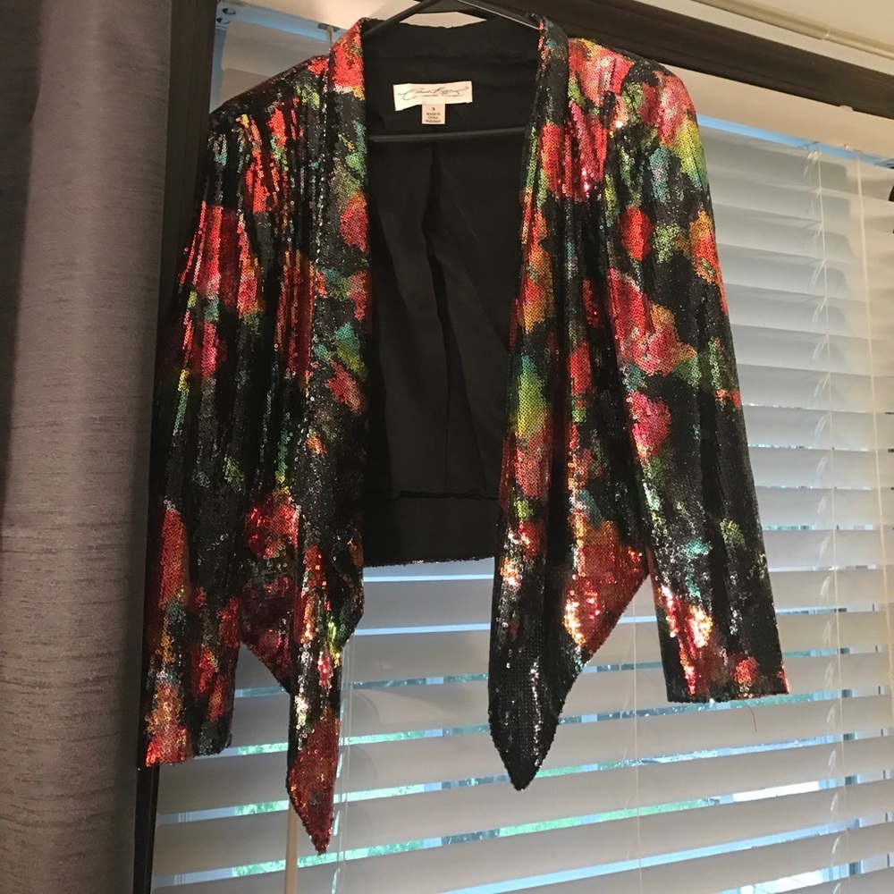 Nordstrom Multicolor Sequin Jacket